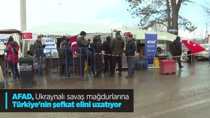 AFAD, Ukraynalı savaş mağdurlarına Türkiye'nin şefkat elini uzatıyor