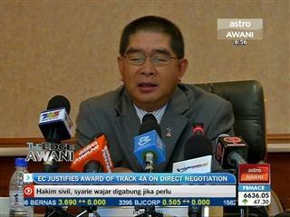 EC justifies award of Track 4A on direct negotiation