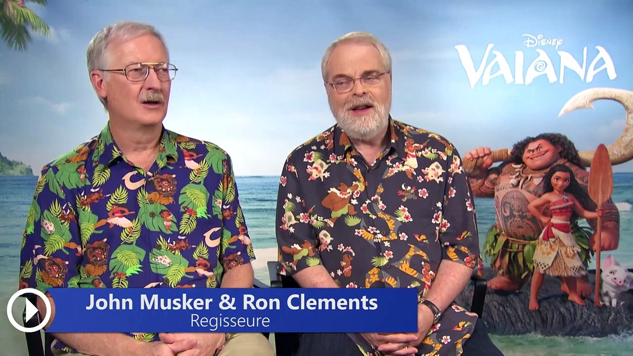 FILMSTARTS-Interview zu 'Vaiana' mit Lina Larissa Strahl, Andreas Bourani, John Musker & Ron Clements