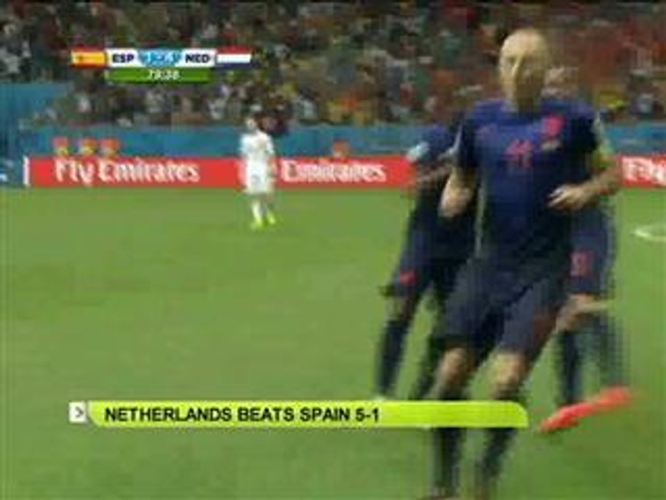 Netherlands beats Spain 5-1