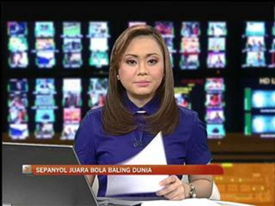 Sepanyol juara bola baling dunia