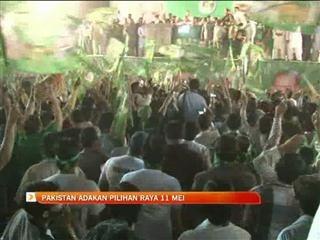 Pakistan adakan pilihan raya 11 Mei 2013
