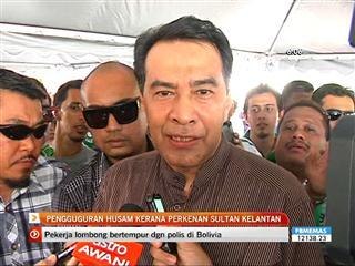 Pengguguran Husam kerana perkenan Sultan Kelantan