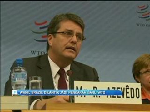 Wakil Brazil dilantik pengarah baru WTO