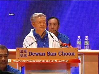 MCA Pulau Pinang gesa Soi Lek letak jawatan