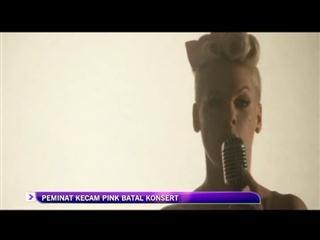 Peminat kecam Pink batal konsert