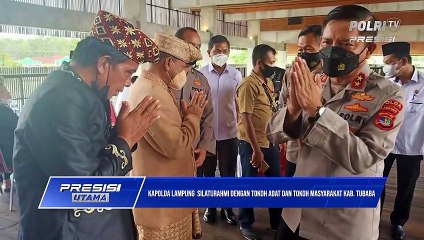 Kunjungi Tubaba, Kapolda Ingin Dengar Aspirasi Masyarakat dan Tokoh Adat