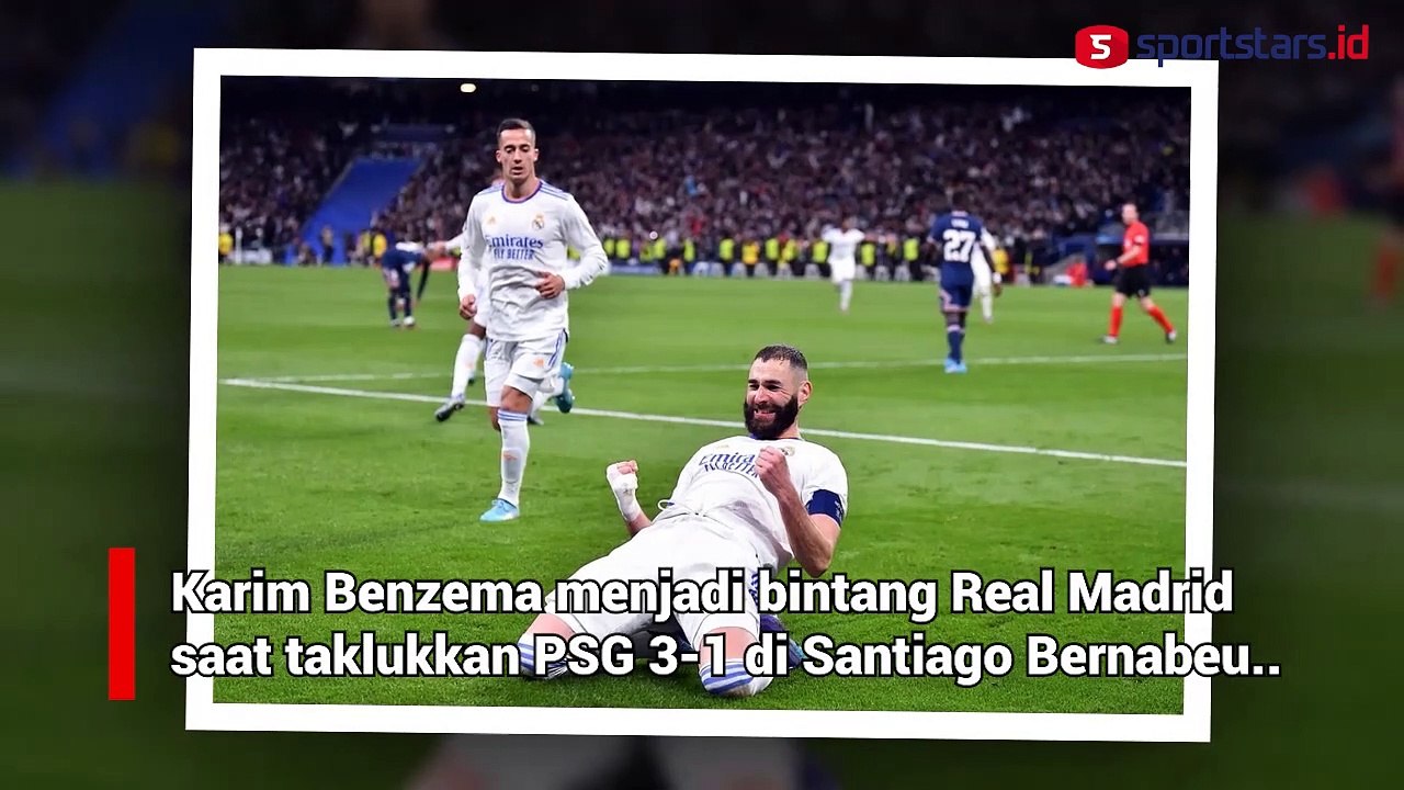 Depak PSG, Hattrick Benzema Lewati Rekor Legenda Real Madrid