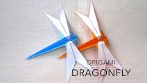 How to fold a Paper Dragonfly Origami Dragonfly Easy Origami