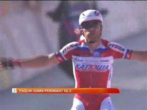 Paolini juara peringkat ke-3