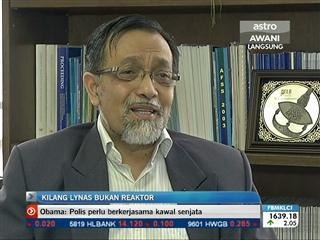 Kilang Lynas bukan reaktor nuklear