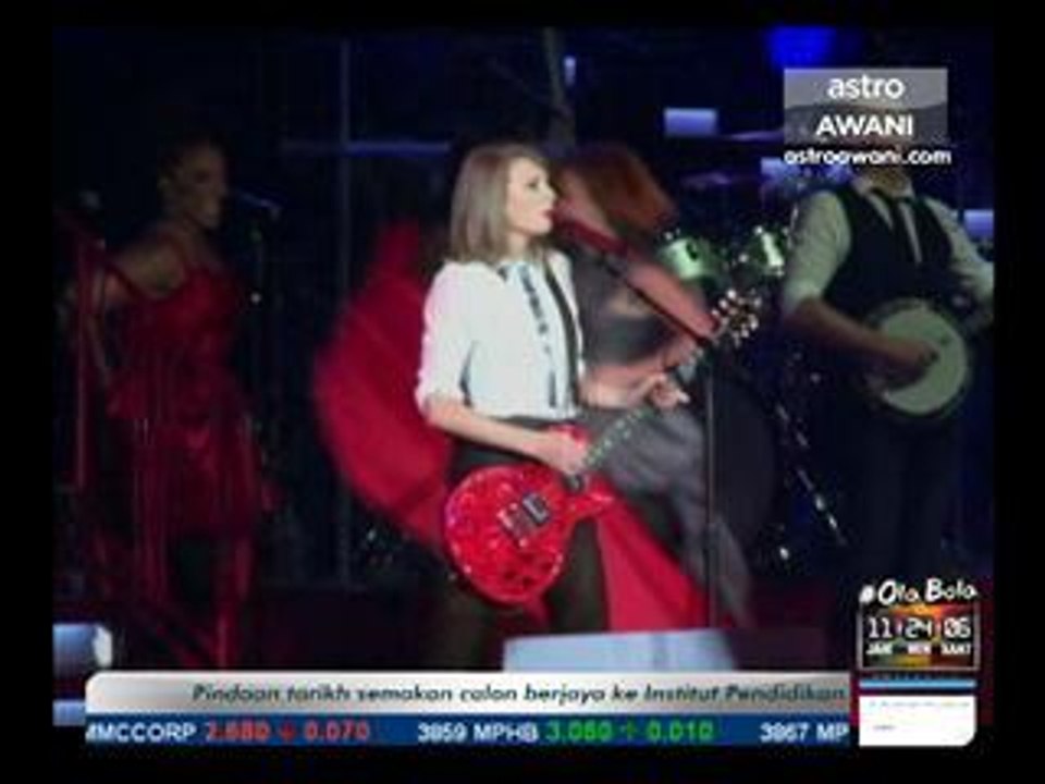 Taylor Swift ceriakan peminat di Malaysia