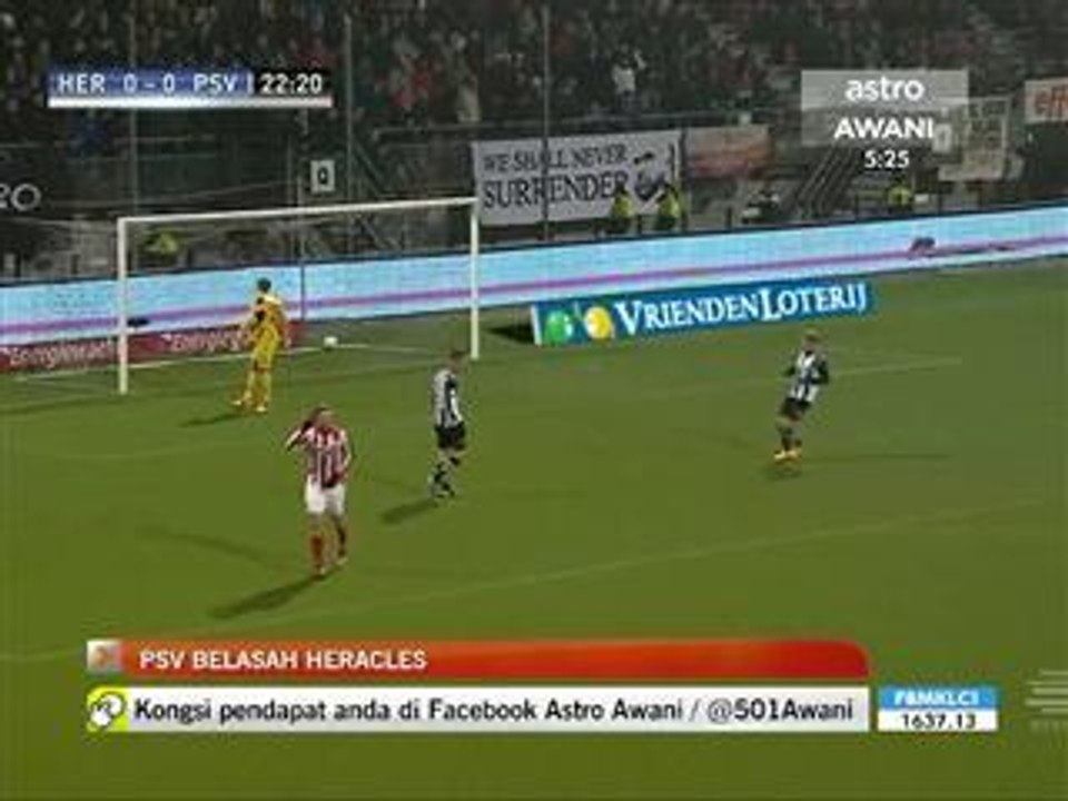 PSV belasah Heracles