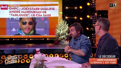C'est que de la télé : Manoukian défend JoeyStarr"
