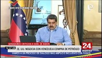 Nicolás Maduro: EEUU y Venezuela se unen por el petróleo