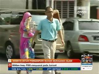 Wanita jatuh pangsapuri bukan beragama Islam