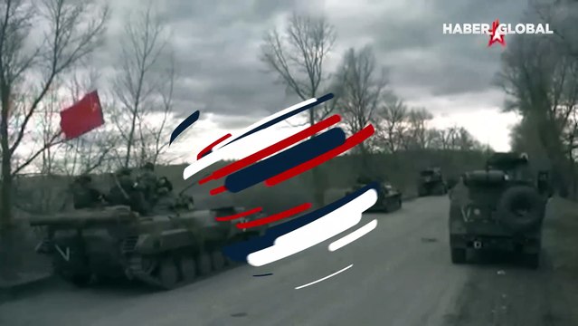 Rusya Savunma Bakanlığı'ndan şaşırtan paylaşım! SSCB bayraklı tank...