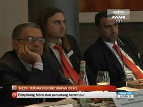 Messi terima anugerah dari IFFHS