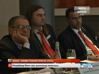 Messi terima anugerah dari IFFHS