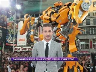 Shia Labeouf, Rachel Evan Wood digandingkan