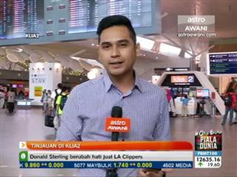 Tinjauan Datuk Seri Dr Ahmad Zahid Hamidi di KLIA2