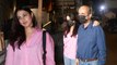 Rhea Chakraborty Spotted With Her Dad On Family Dinner