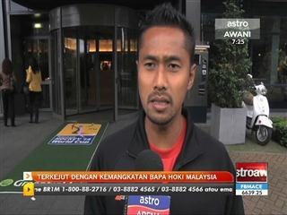 Terkejut dengan kemangkatan bapa hoki Malaysia