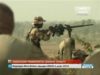 Kumpulan pemberontak semakin tersepit