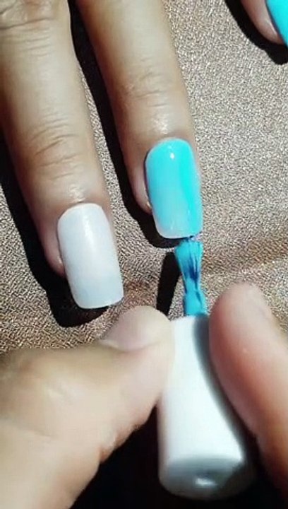 Short Version Nail Art cloud