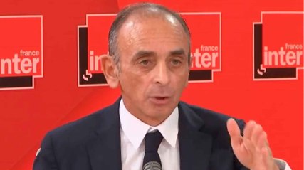 Eric Zemmour s'agace sur France Inter : "Il faut arrêter avec ça, il faut arrêter avec ce cirque. La nazification commence à bien faire"