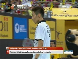 Chong Wei waspada Sony