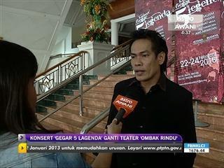 'Gegar 5 Lagenda' ganti 'Ombak Rindu'