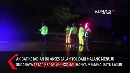 Tol Pandaan - Malang Longsor di Tiga Titik
