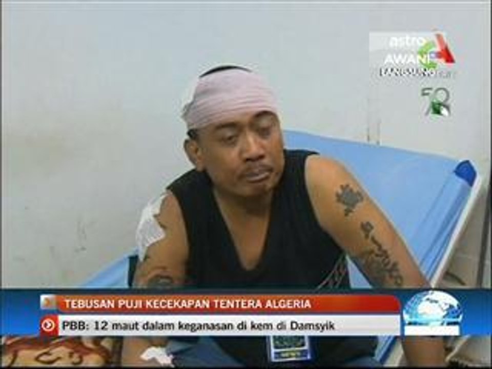 Tebusan puji kecekapan tentera Algeria