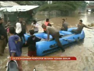25,276 kediaman musnah akibat banjir