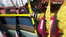 Avcılar’da engelli çocuğuyla minibüse binen kadına, şoförden 'pes' dedirten sözler