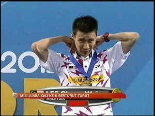 Misi juara kali ke-6 berturut-turut