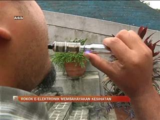 Rokok elektronik membahayakan kesihatan
