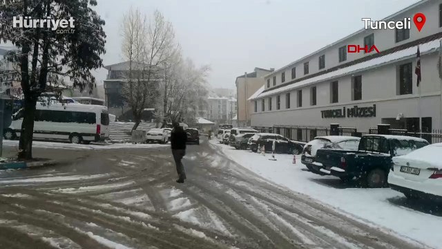 Tunceli'de taşımalı eğitime kar engeli