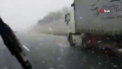 İstanbul'da beklenen kar yağışı başladı