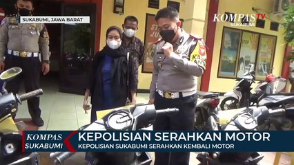 Kepolisian Sukabumi Serahkan Kembali Motor