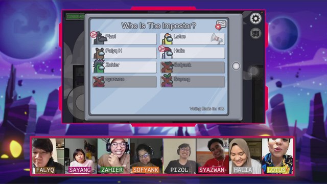 Geng SYOK Main Among Us Bersama Falyq, Zahier Dan Sofyank96 Among Us tengah trending so geng SYOK nak main game ni. Memang pecah habis!