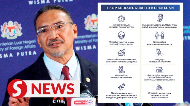 Just one Covid-19 SOP with 10 requirements to apply to all from April 1, says Hishammuddin