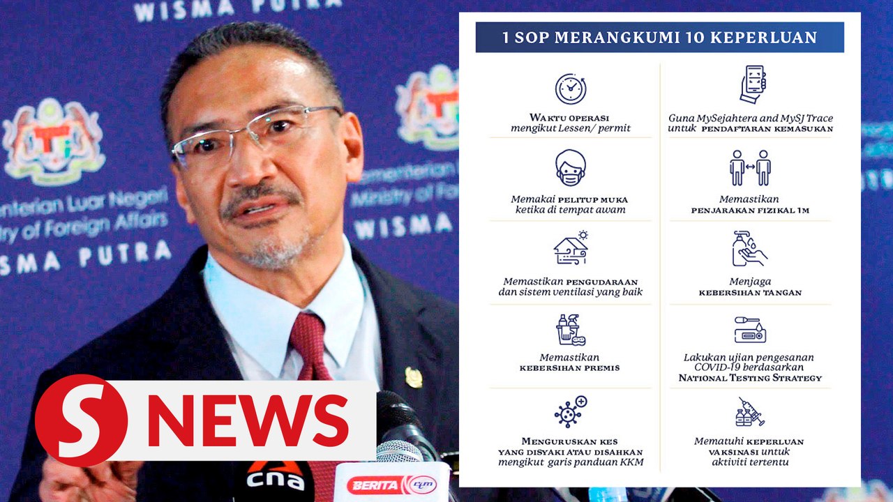 Just one Covid-19 SOP with 10 requirements to apply to all from April 1, says Hishammuddin