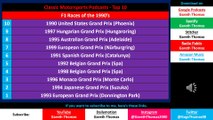 Classic Motorsports Podcasts - 10 F1 races of the 1990s