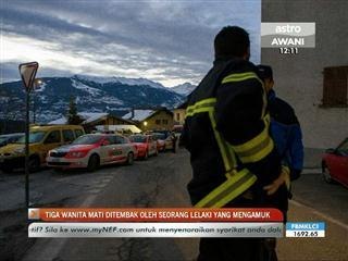 Lelaki mengamuk tembak mati tiga wanita