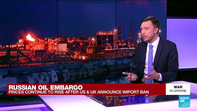 Oil prices continue to rise after US ban Russian energy imports