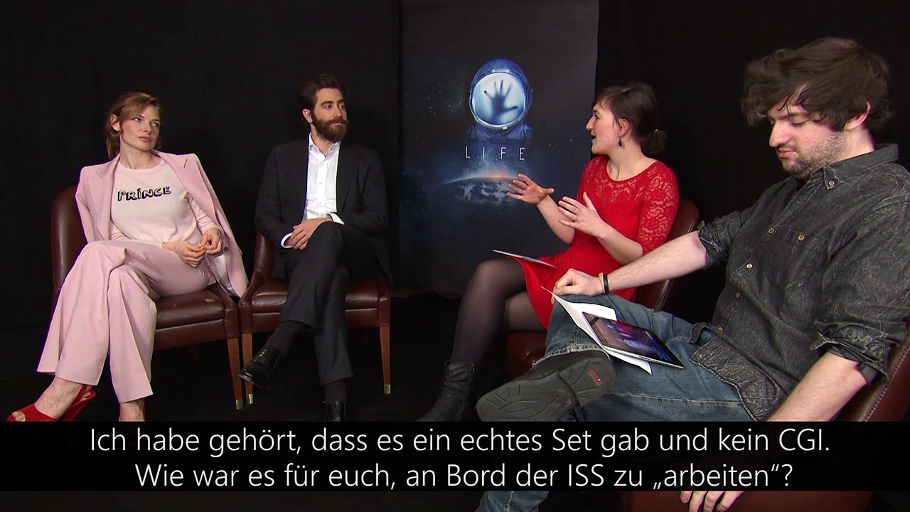 FILMSTARTS-Interview zu "Life" mit Jake Gyllenhaal und Rebecca Ferguson