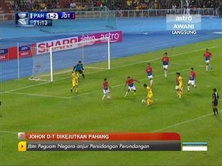 Pahang kejutkan Johor Darul Takzim