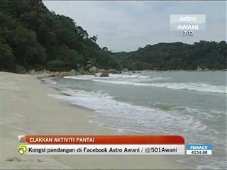 Elakkan aktiviti pantai